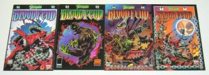 Spawn: Blood Feud #1-4 VF/NM complete series  alan moore/tony daniel set lot 2 3