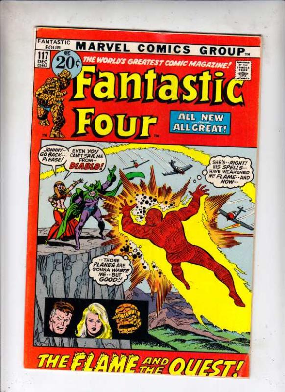 Fantastic Four #117 (Dec-71) FN Mid-Grade Fantastic Four, Mr. Fantastic (Reed...