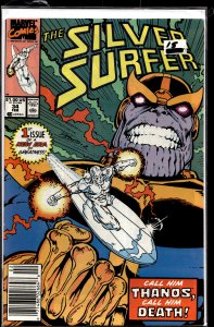 Silver Surfer #34 Newsstand Edition (1990) Silver Surfer