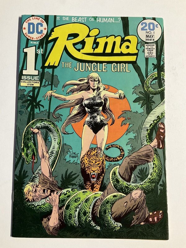 RIMA THE JUNGLE GIRL 1 VF VERY FINE 8.0 DC COMICS 