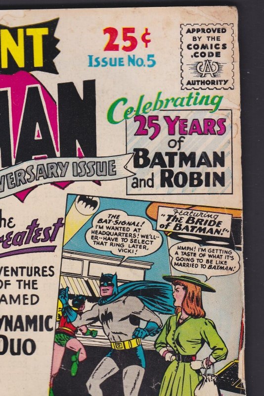 Eighty Page Giant #5 (1964) 3.0 GD/VG DC Batman Comic 