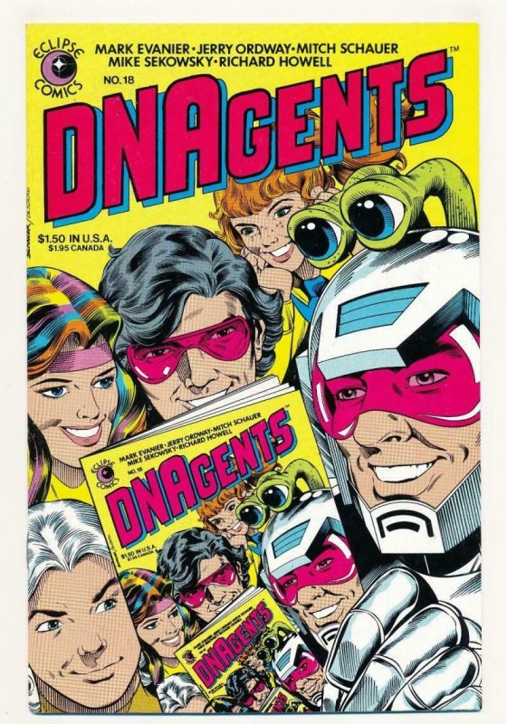 DNAGENTS #18, VF/NM, Eclipse Comics 1983 1985  more Indies in store