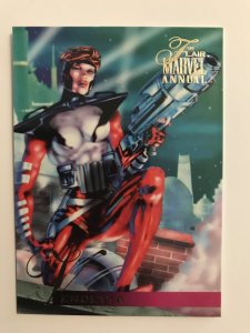 VENDETTA #100 card : Marvel Annual 1995 Flair; NM/M; base, Punisher 2099