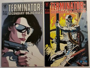 TERMINATOR: SECONDARY OBJECTIVES #1-4 COMPLETE SET DARK HORSE COMICS 