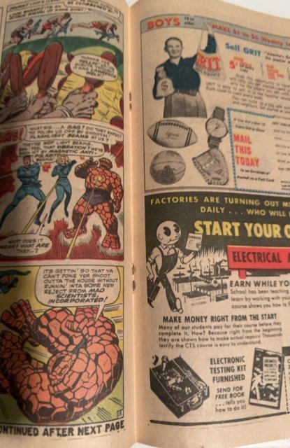 Fantastic Four #52: [1966] first app black panther -Solid 6.0 maybe + pressed