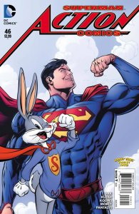 Action Comics (2011) #46 NM Neil Edwards Looney Tunes Variant Cover Bugs Bunny