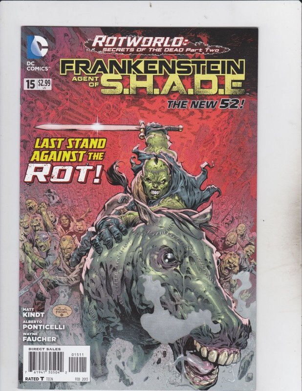 DC Comics! Frankenstein! Agent of S.H.A.D.E! Issue 15! 
