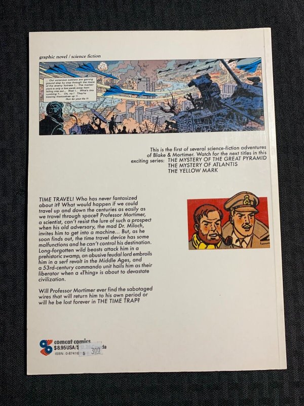 1989 THE TIME TRAP Volume 1 by Edgar P Jacobs SC FN+ 6.5 1st Comcat Catalana