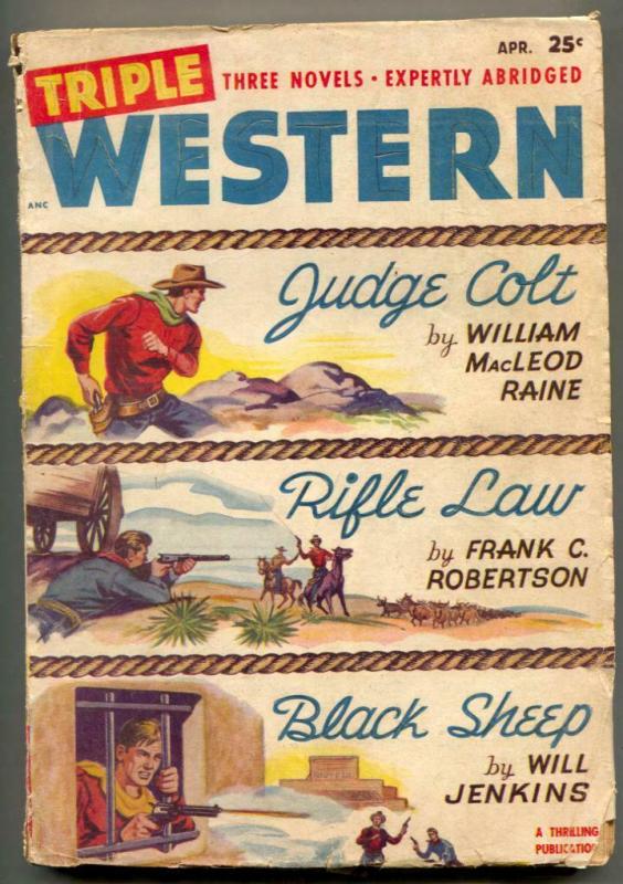 Triple Western Pulp April 1948- Judge Colt- Black Sheep