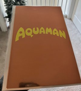 AQUAMAN #35 ORANGE FOIL WHATNOT EXC. REPRINT 1ST APPEARANCE OF BLACK MANTA - NM