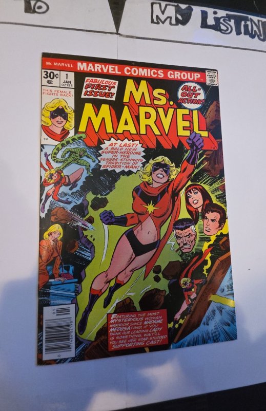 Ms. Marvel #1 (1977)the first fabulous issue and first app Higher grade see phot