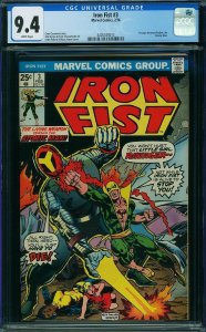 Iron Fist #3 (Marvel, 1976) CGC 9.4