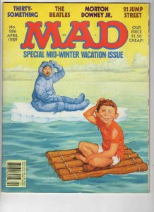 VINTAGE Apr 1989 Mad Magazine #286 Beatles Morton Downey Jr Thirtysomething