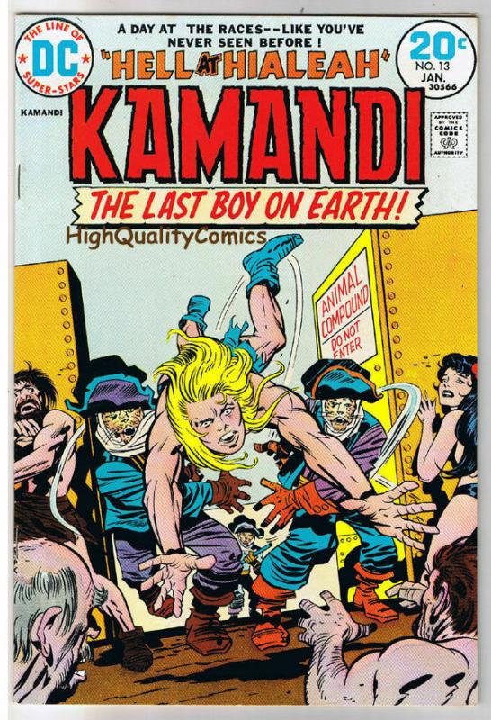 KAMANDI #13, VF, Jack Kirby, Last Boy on Earth, 1972, VFN, more in store