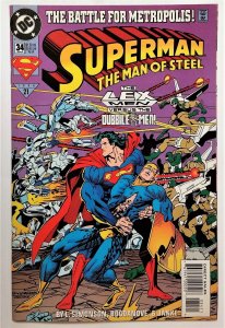 Superman: The Man of Steel #34 (Jun 1994, DC) VF/NM  