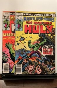 Lot of 2 Marvel Super-Heroes #64,73 (1978)
