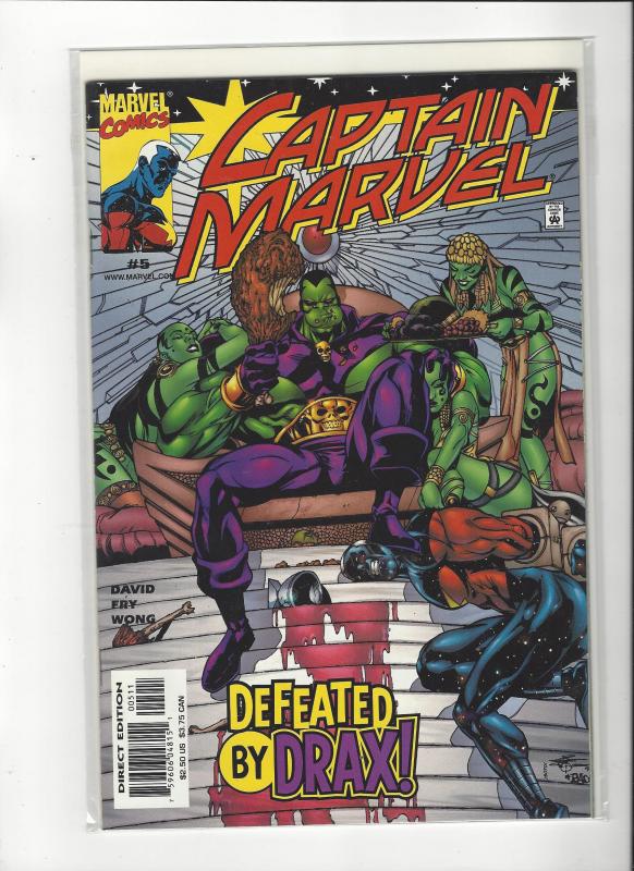 Captain Marvel #5 (2002) Vs Drax The Destroyer Marvel Comics NM