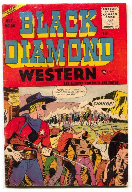 Black Diamond Western #58 1955- Return of the Scorpion