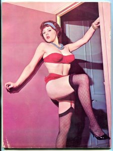 Shocking Stockings Magazine #1 1963- Wild cheesecake- rare- Bettie Page ads