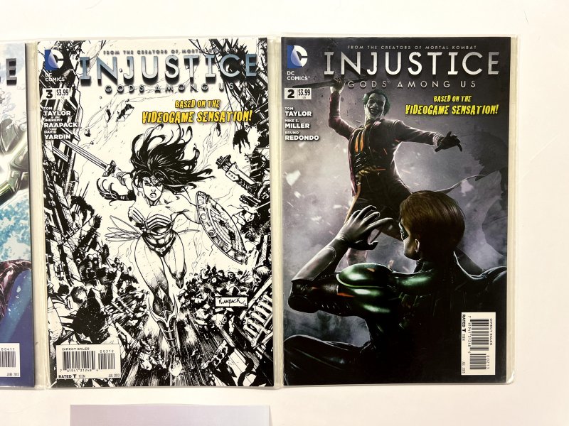 3 Injustice DC Comic Books# 2 3 4 Batman Superman Robin Flash Static 74 JS14