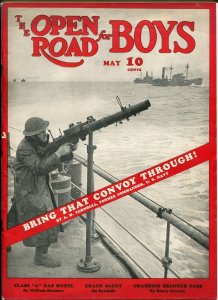 OPEN ROAD FOR BOYS 05/1941-NAVAL CONVOY-PULP FICTION-PHOTO COVER-vg