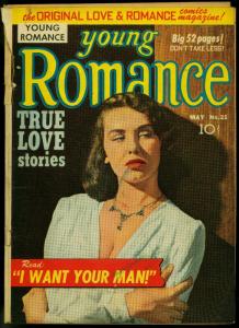 Young Romance #21 1949- Photo cover- Prize Golden Age Romance FAIR