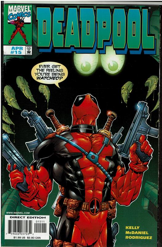 Deadpool #15, 9.0 or better