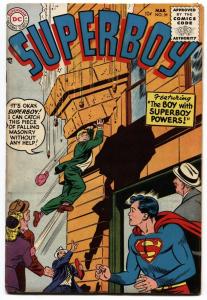 SUPERBOY #39-1955-NICE COPY-DC Golden-age