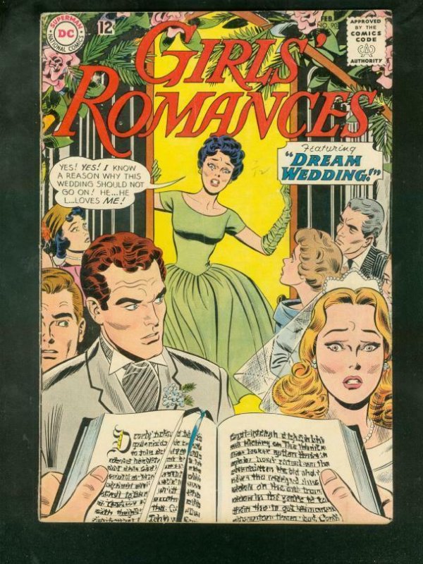 GIRLS' ROMANCES #90 1963-DC ROMANCE-NICE VG+