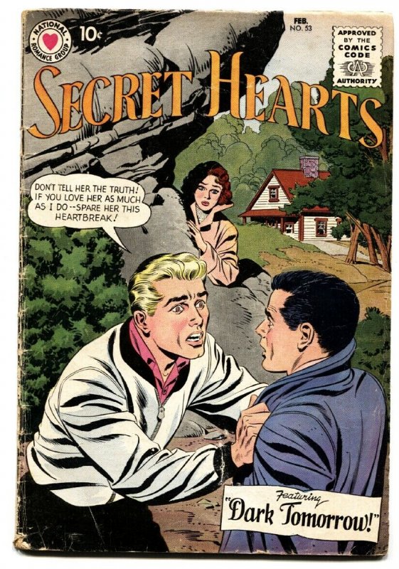 SECRET HEARTS #53 comic book 1959-DC ROMANCE