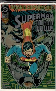 Superman #82 Chromium Cover (1993) Superman