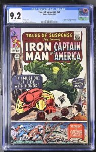 TALES OF SUSPENSE #69 CGC 9.2 IRON MAN 1ST TITANIUM MAN DON HECK WHITE PAGES