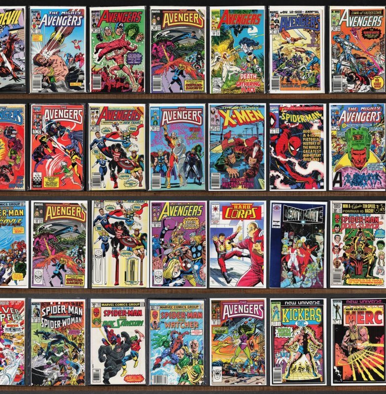 Huge Lot 140+ Comics with The Avengers, The 'Nam, Spider-Man 2099 & More!