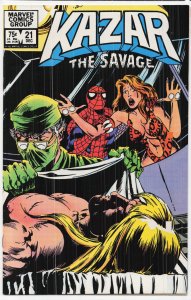 Ka-Zar the Savage #21 (1982) Ka-Zar