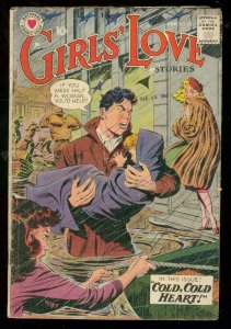 GIRLS LOVE STORIES #63 1959-ROMANCE-FLOOD ON COVER FR