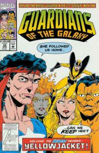 Guardians of the Galaxy #34 FN ; Marvel | Yellowjacket