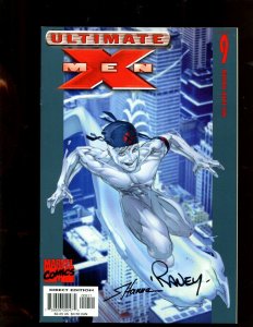 ULTIMATE X-MEN #9 (9.2) SIGNED BY BAGLEY!