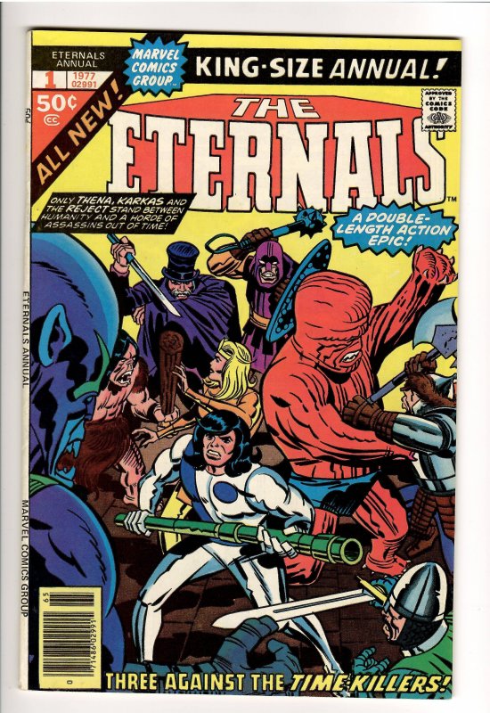 ETERNALS(KIRBY,1976);ANNUAL #1 VF/NM 9.0