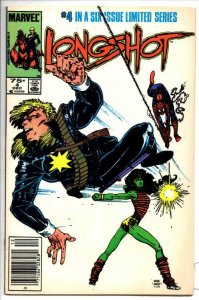 LONGSHOT #4 FN Art Adams, 1985, more Marvel in store