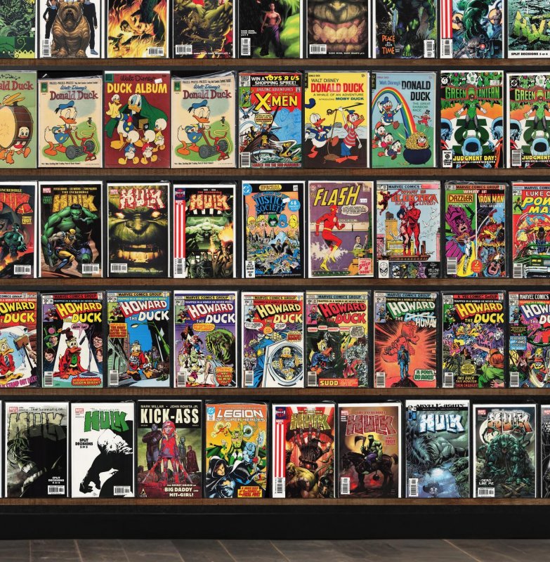 Huge Lot 230+ Comics with Incredible Hulk, Donald Duck & More!