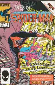 Web of Spider-Man #6 ORIGINAL Vintage 1985 Marvel Comics