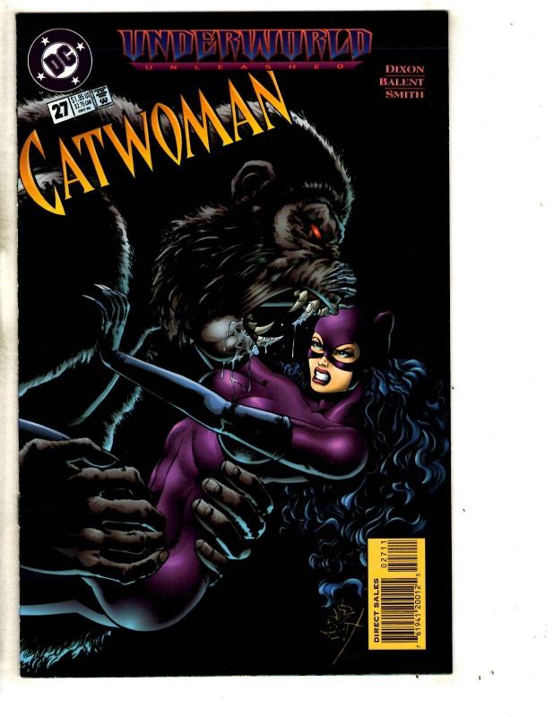 Lot Of 10 Catwoman DC Comic Books Annual 1 3 + 21 22 23 24 25 26 27 32 CR23