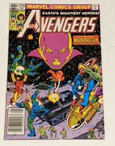 Avengers #219 (May 1982, Marvel) FN- 5.5 1st Alien Race Ba-Bani