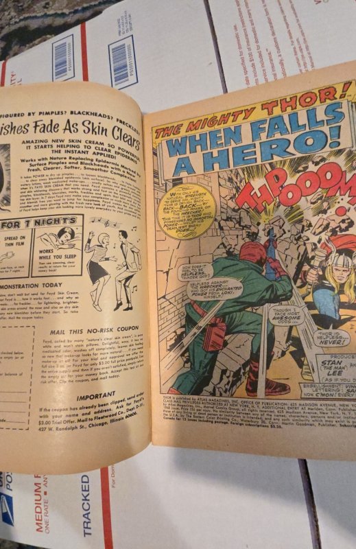 Thor #149 (1968) when falls a hero vs the wrecker