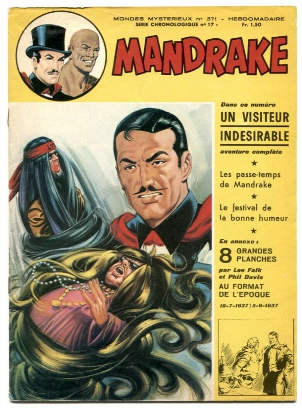 Mandrake the Magician #371 1972- French comic VG