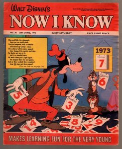 Walt Disney's Now I Know #39 1973-U.K-Goofy-Chip & Dale-G