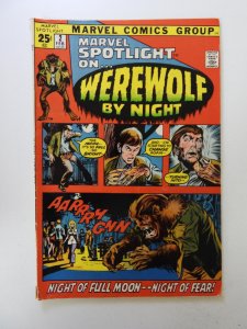 Marvel Spotlight #2 1st Werewolf by Night GD/VG 1 1/2 cumulative spine split