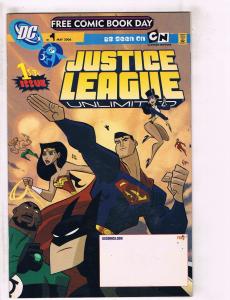 5 Free Comic Book Day Comics # 1 Justice League Sigma 6 Opening Shot D Duck J122