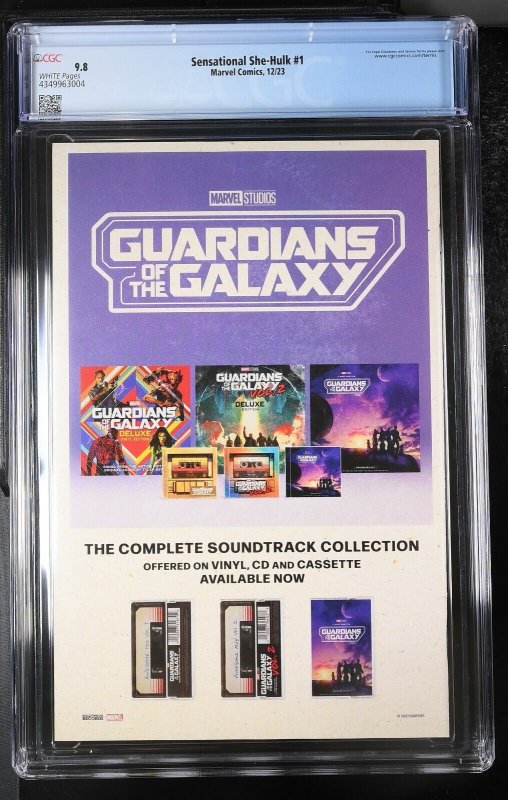 Sensational She-Hulk #1 CGC 9.8 Jen Bartel Cover A Marvel 2023