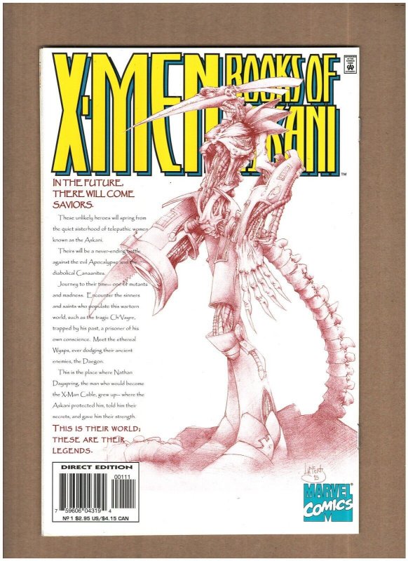 X-Men: Book of Askani #1 Marvel Comics 1995 Cable Apocalypse VF+ 8,.5
